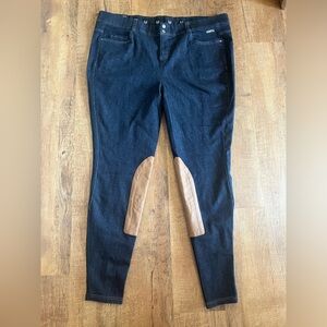 Kerrits Womens 2X Denim Breeches NWT